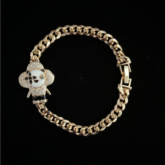 14K Gold Plated doll bracelet - Picture 3 of 5